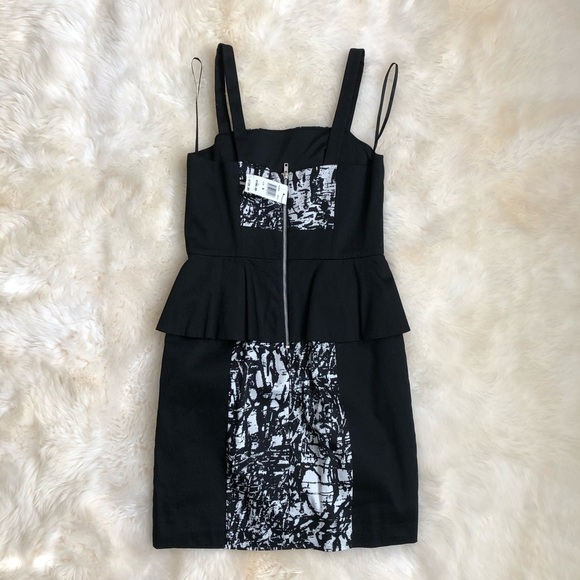 Saks Fifth Avenue Black Label Peplum Sheath Dress - Picture 4 of 6